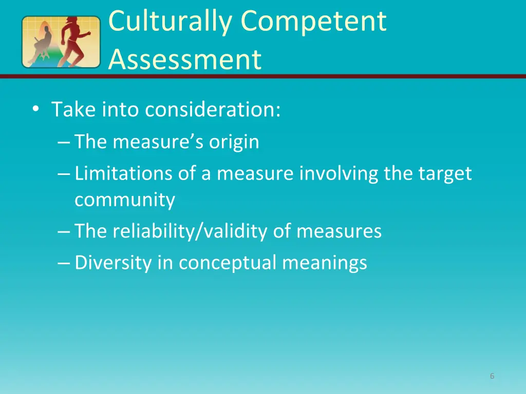 culturally competent assessment