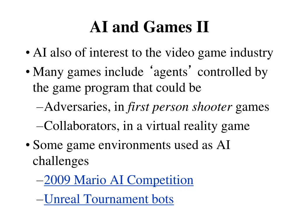 ai and games ii