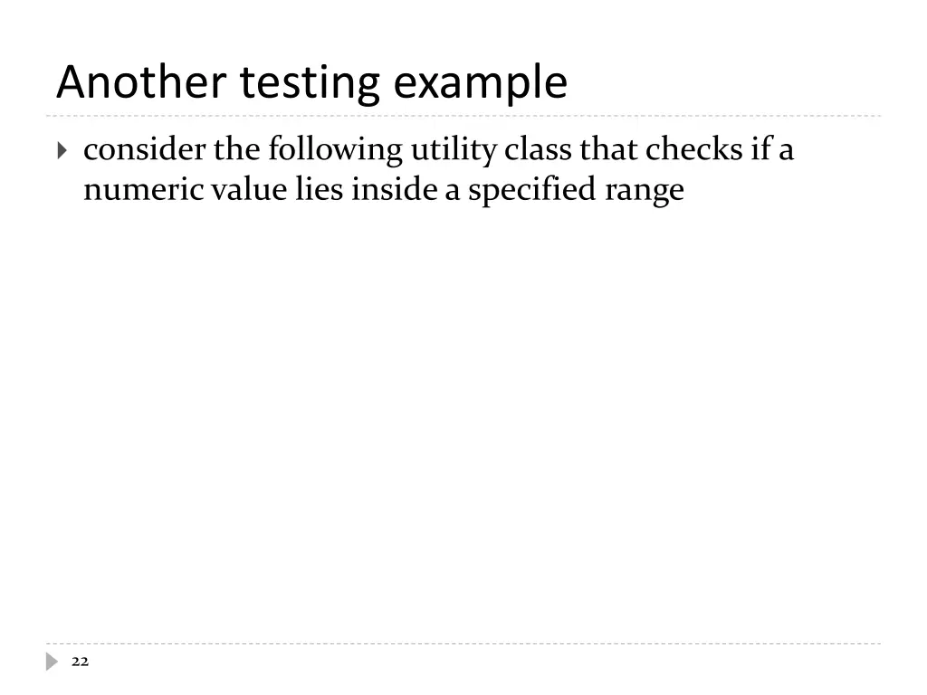 another testing example