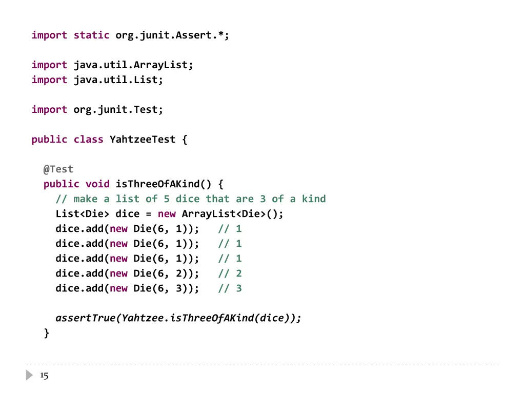 import static org junit assert