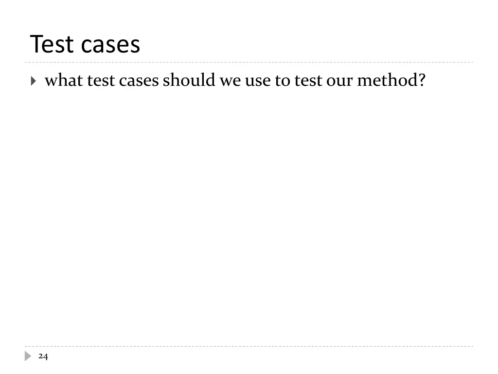 test cases