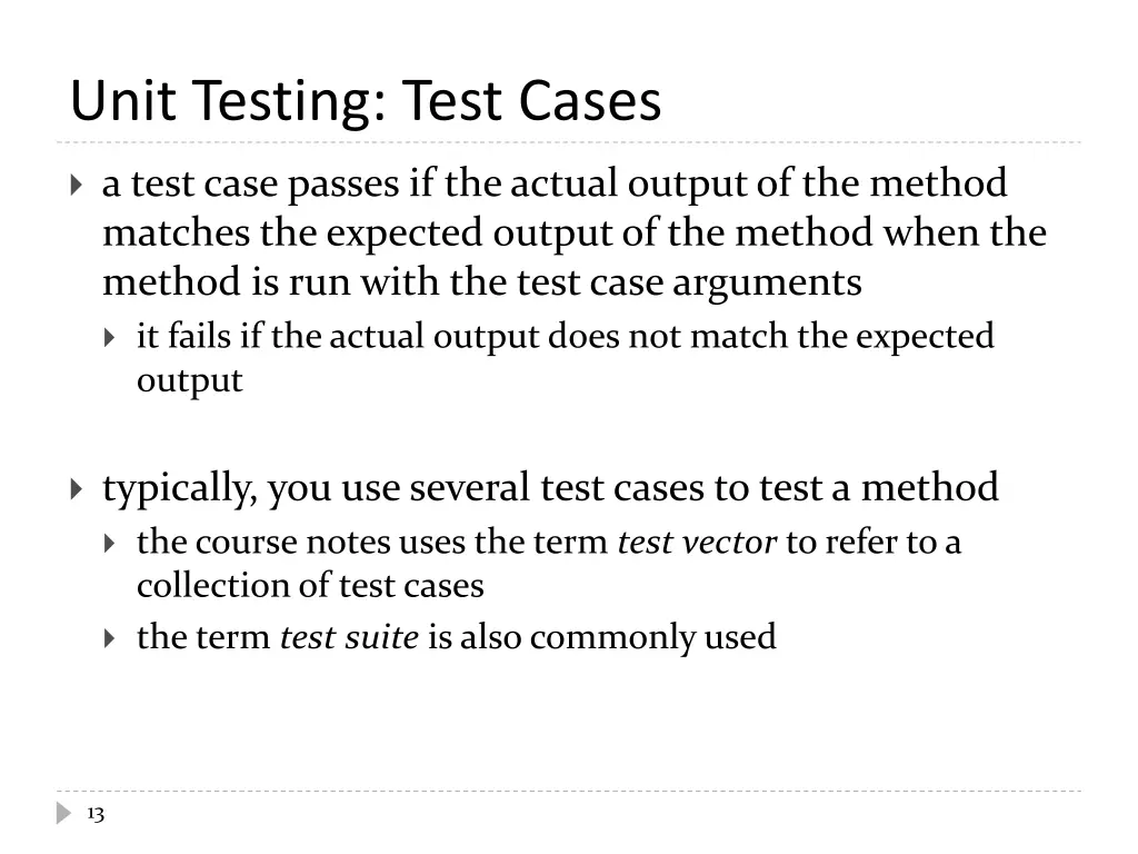 unit testing test cases 2