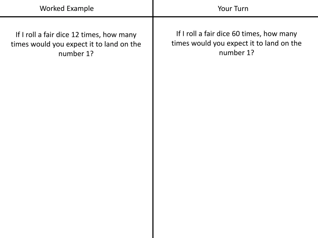 worked example