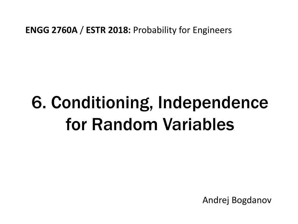 engg 2760a estr 2018 probability for engineers