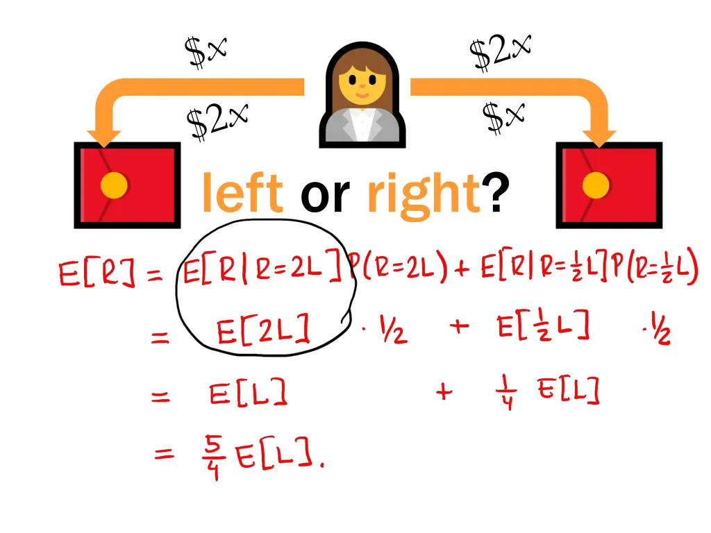 left or right