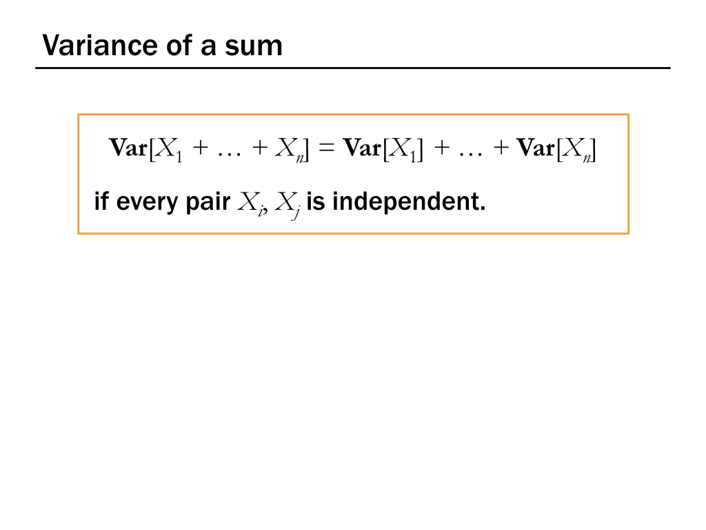 variance of a sum 1
