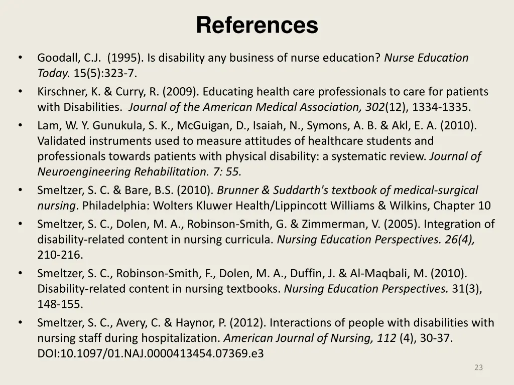 references