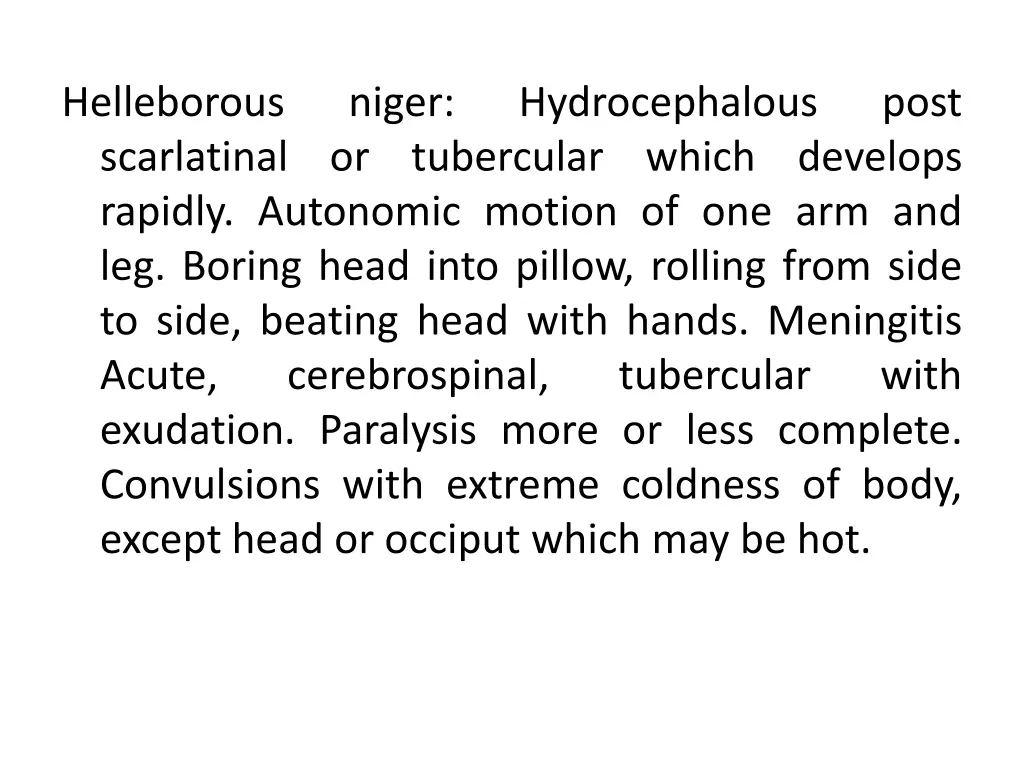 helleborous scarlatinal rapidly autonomic motion