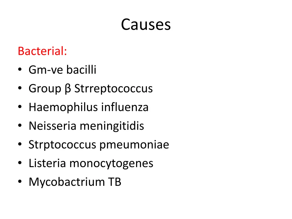 causes