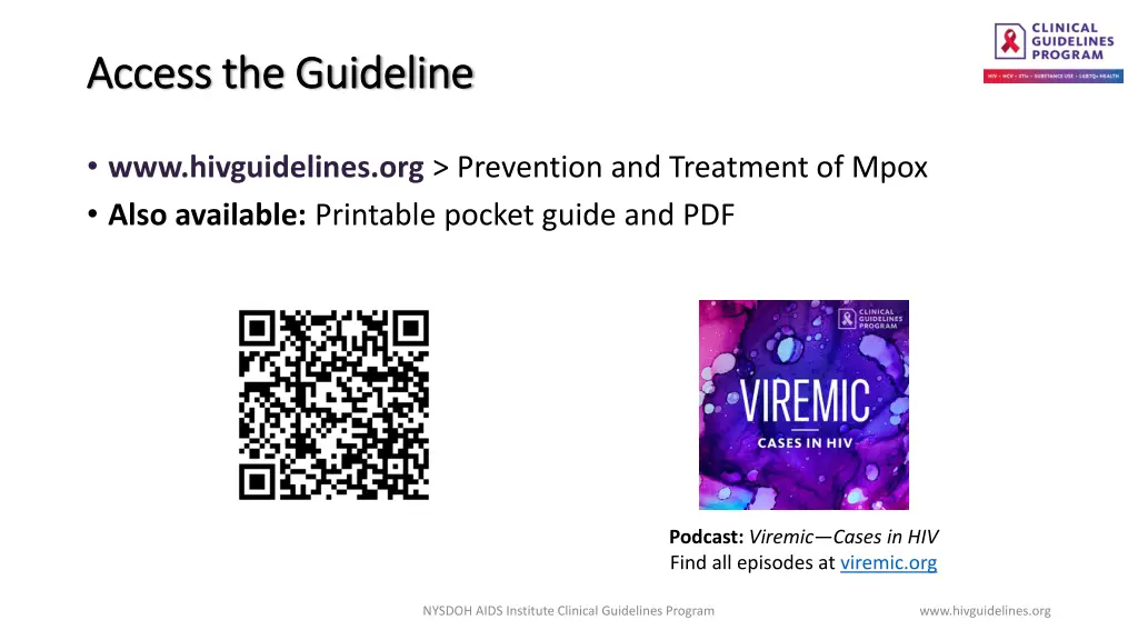 access the guideline access the guideline
