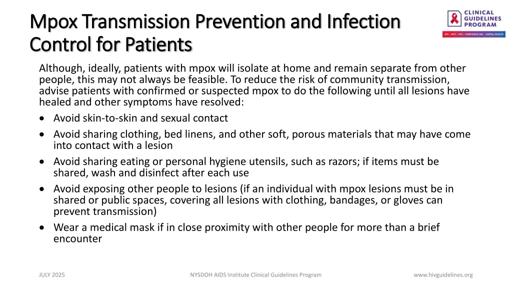 mpox transmission prevention and infection mpox 1