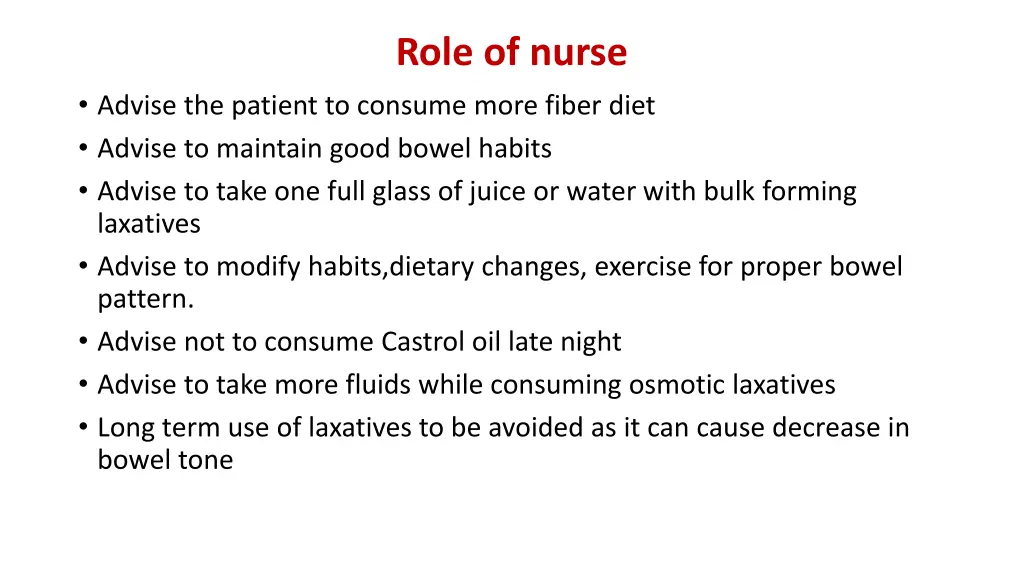 role of nurse