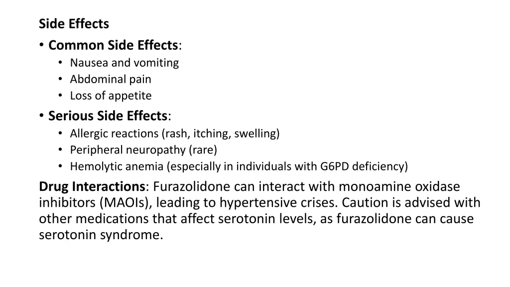 side effects common side effects nausea