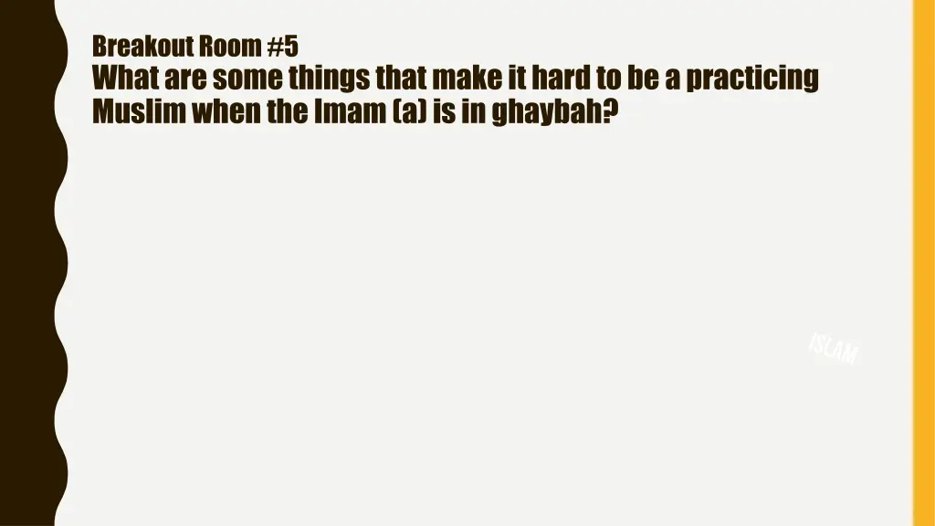 breakout room 5 what are some things that make