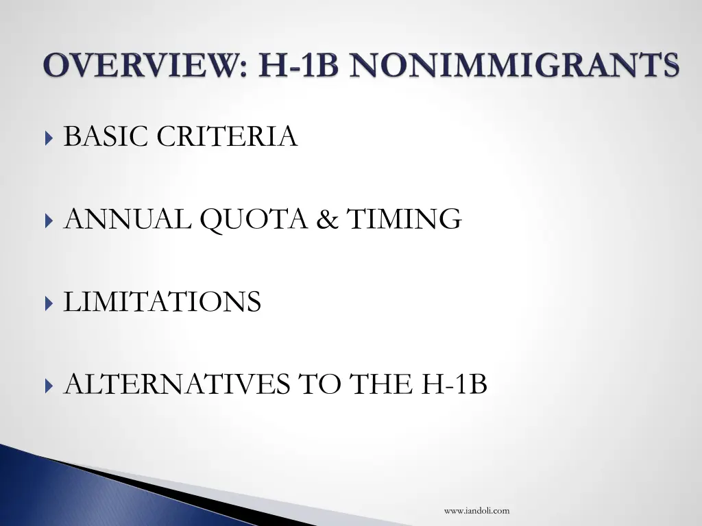 basic criteria