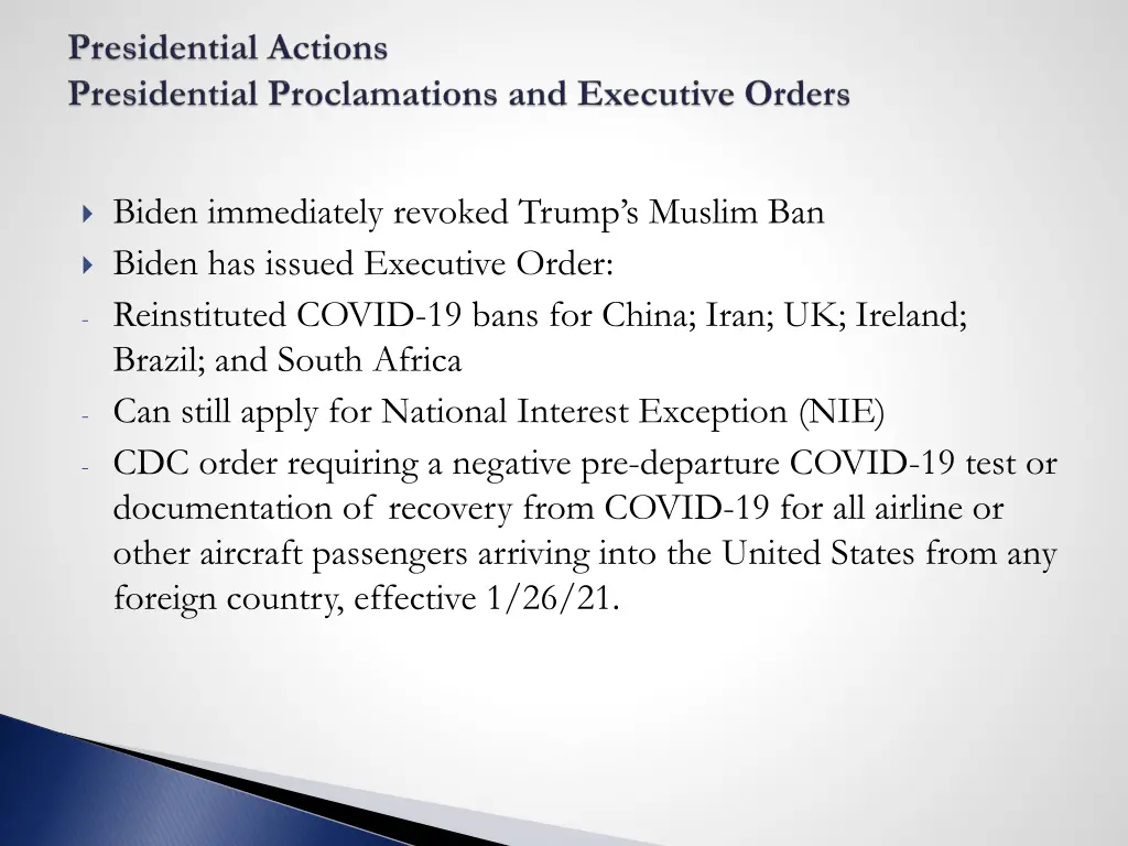 biden immediately revoked trump s muslim