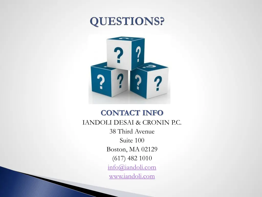 contact info iandoli desai cronin p c 38 third