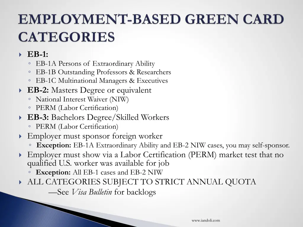 eb 1 eb 1a persons of extraordinary ability