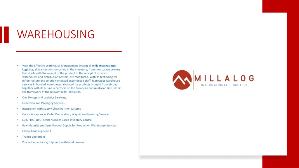 warehousing