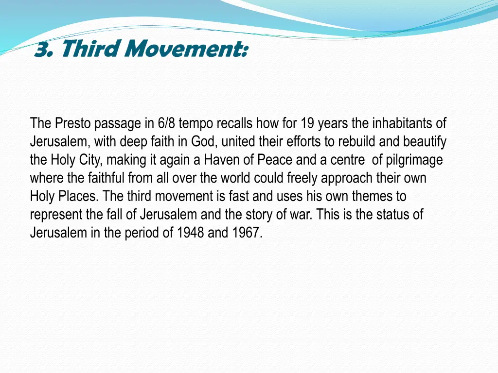 3 third movement