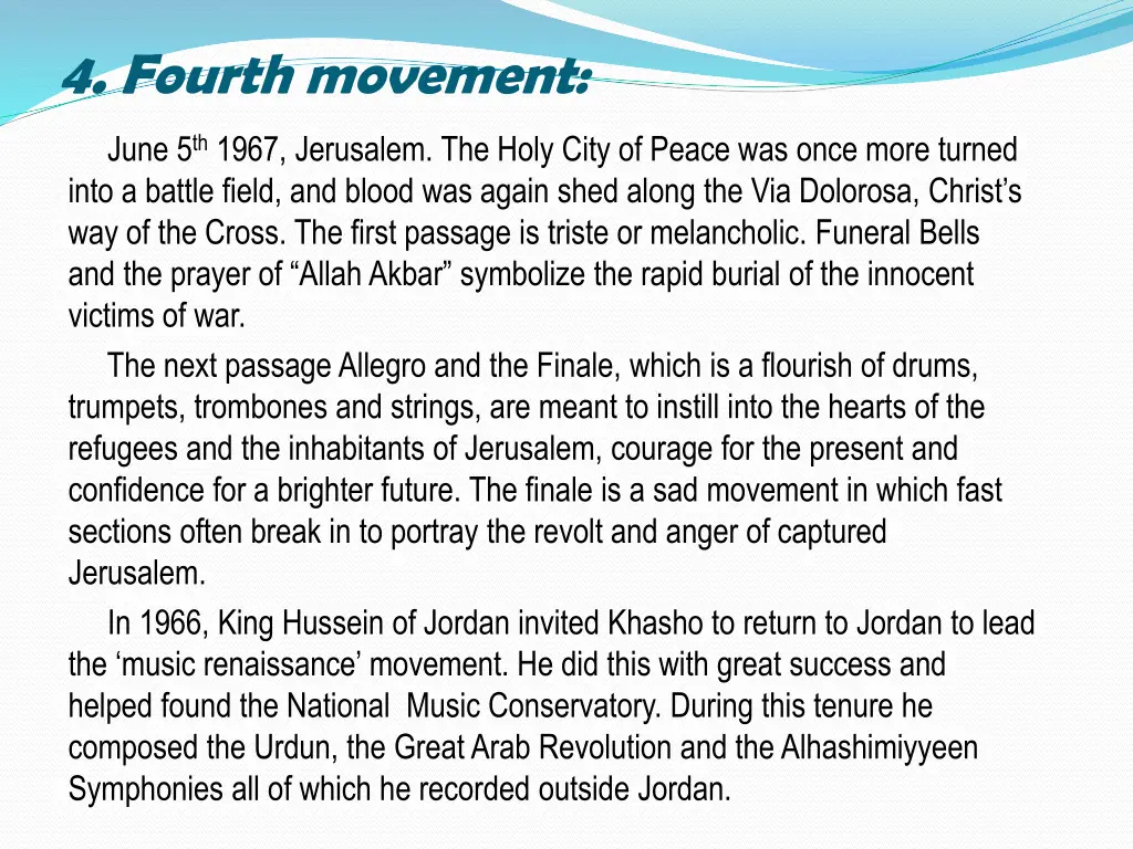 4 fourth movement