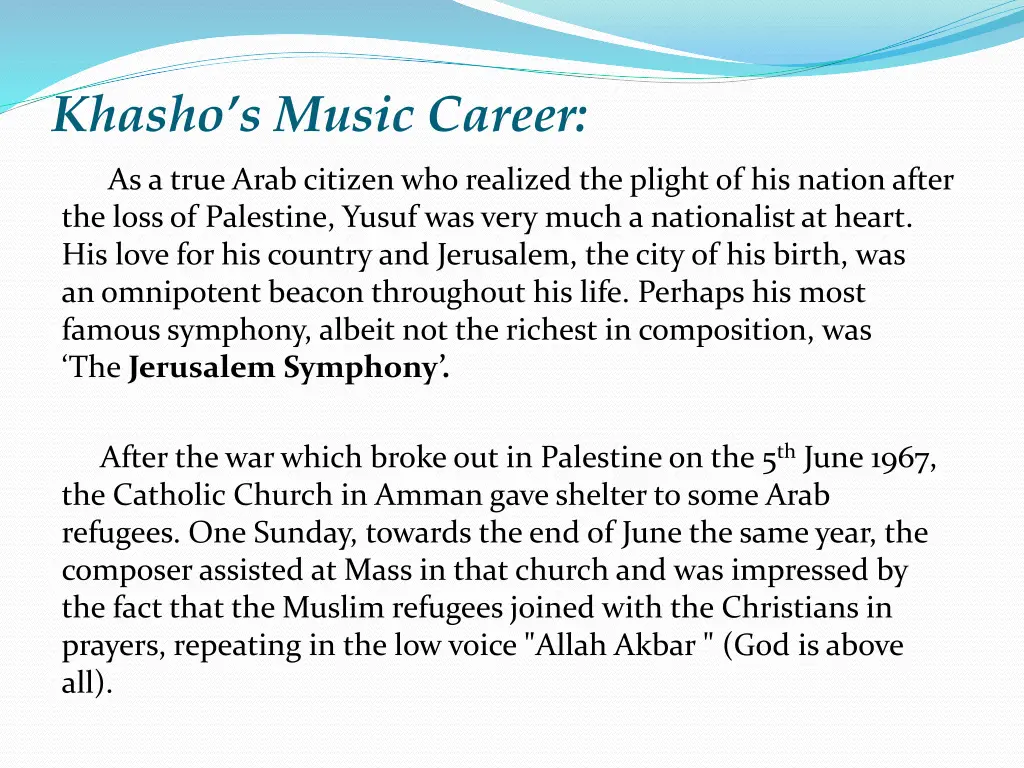 khasho s music career