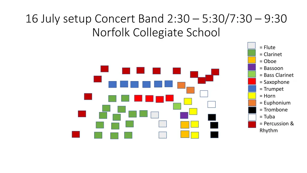 16 july setup concert band