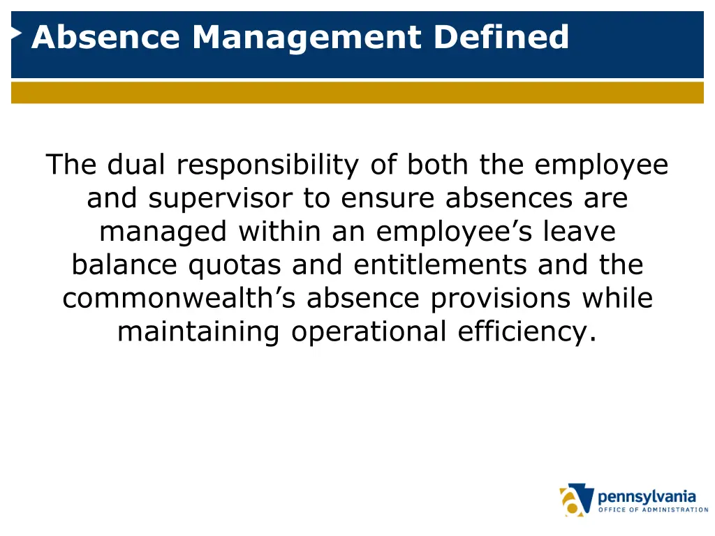 absence management defined