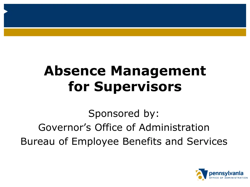 absence management for supervisors