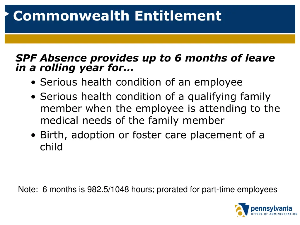 commonwealth entitlement