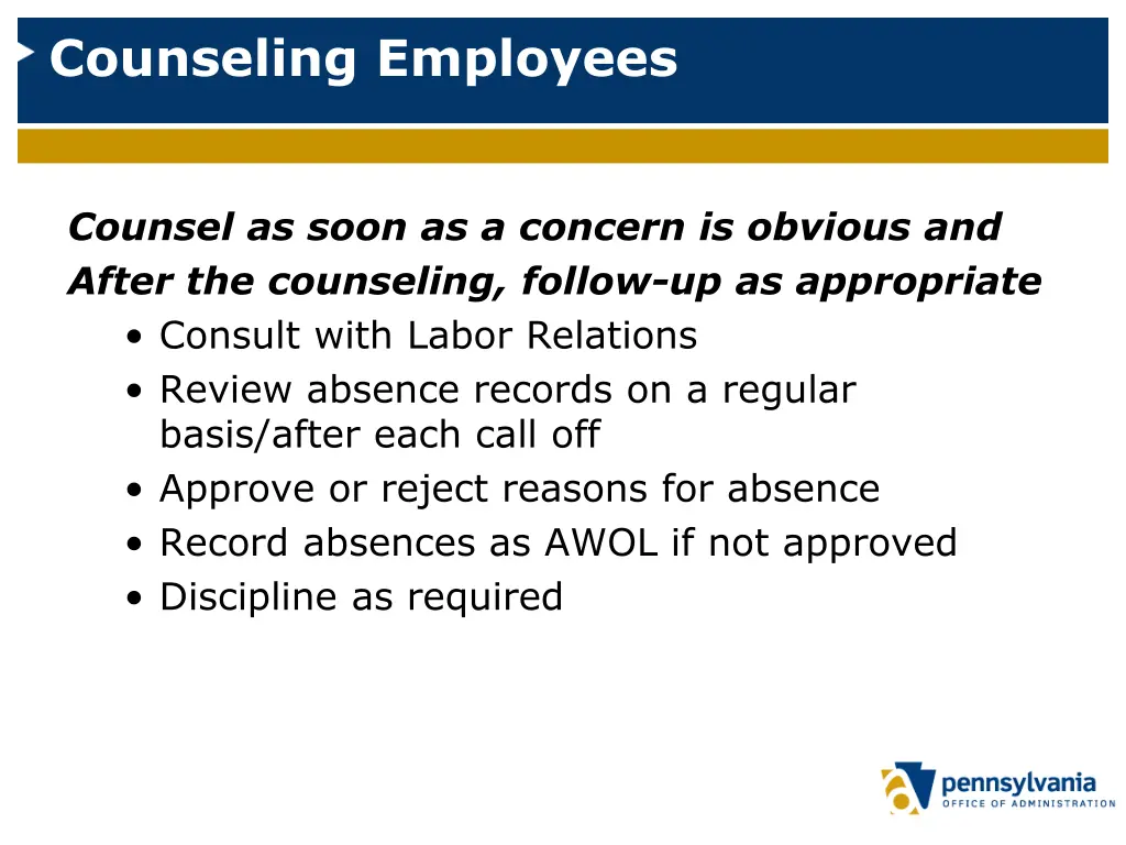 counseling employees