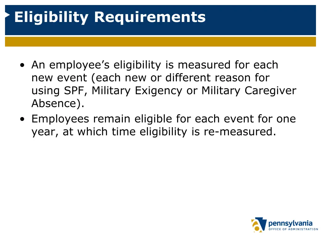 eligibility requirements 1