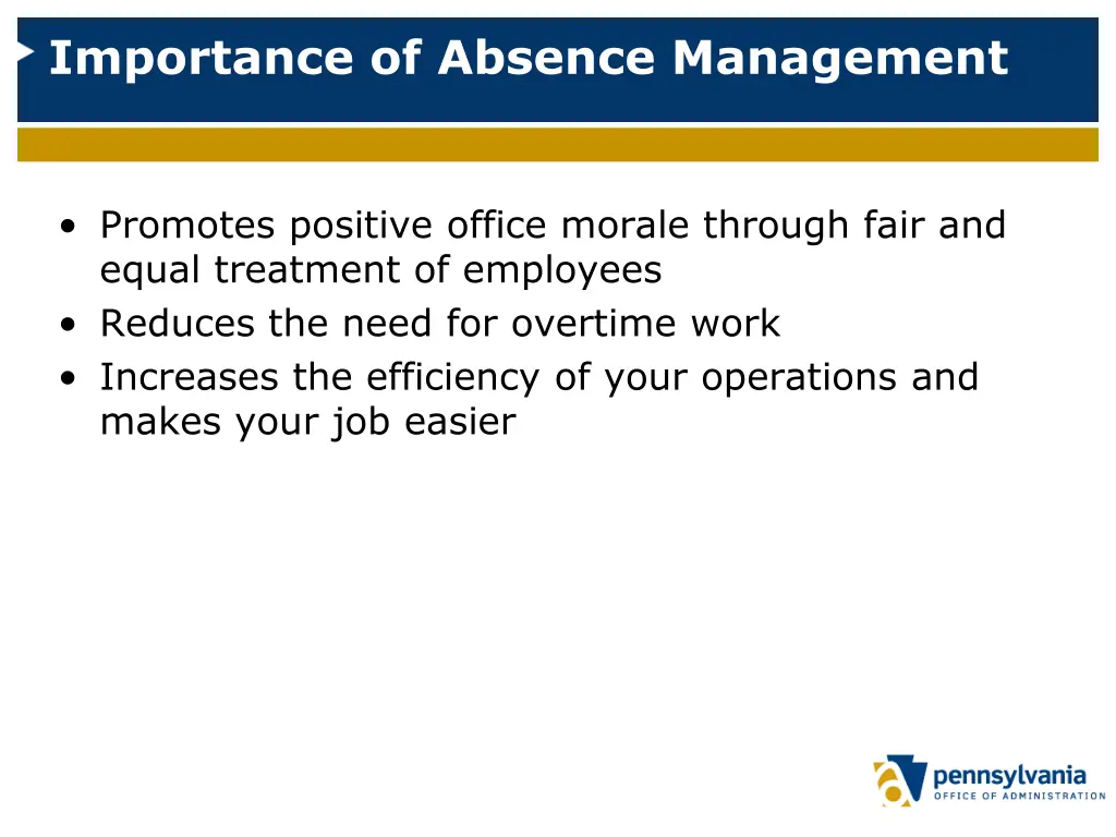 importance of absence management