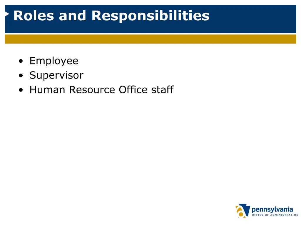 roles and responsibilities