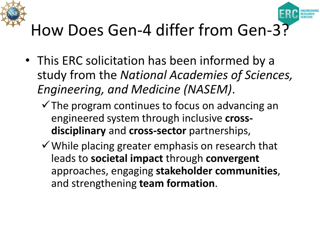 how does gen 4 differ from gen 3