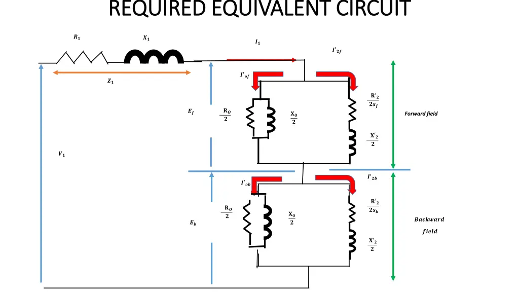 required equivalent circuit required equivalent