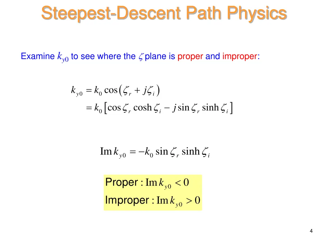 steepest descent path physics 1