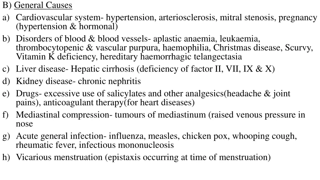 b general causes a cardiovascular system
