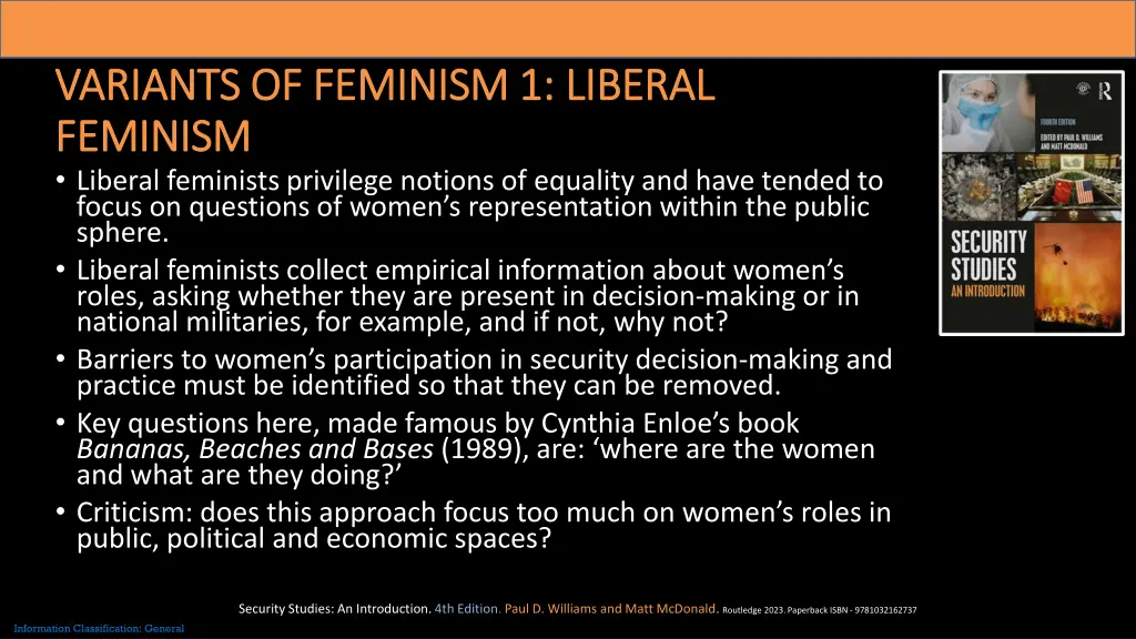 variants of feminism 1 liberal variants