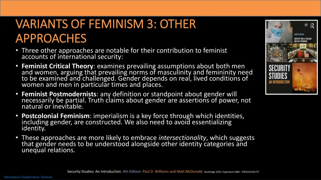 variants of feminism 3 other variants of feminism