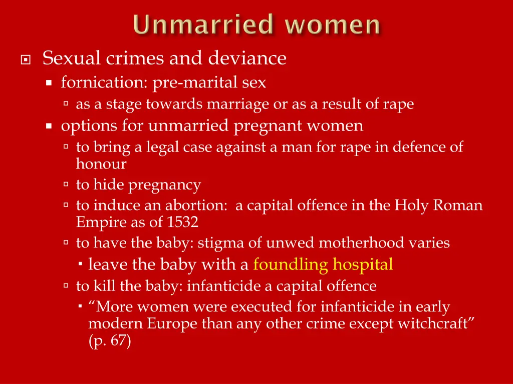 sexual crimes and deviance fornication