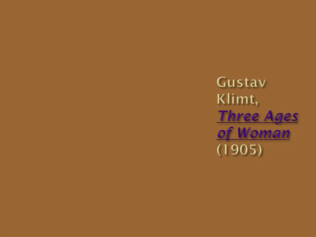 three ages of woman