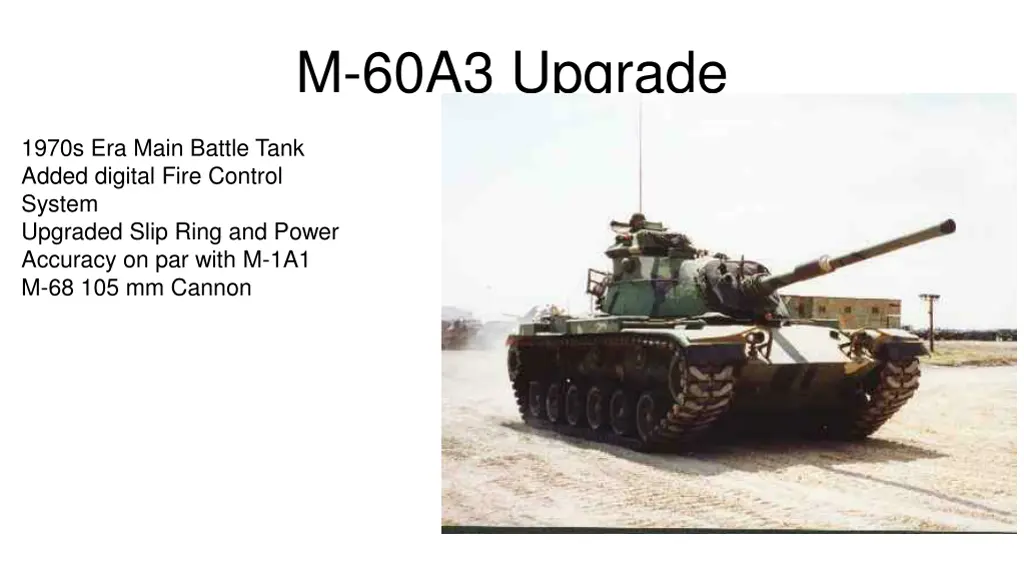 m 60a3 upgrade