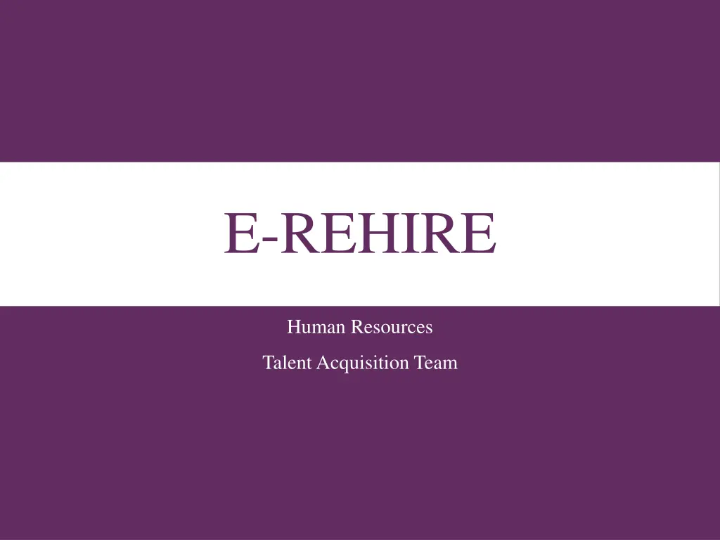 e rehire