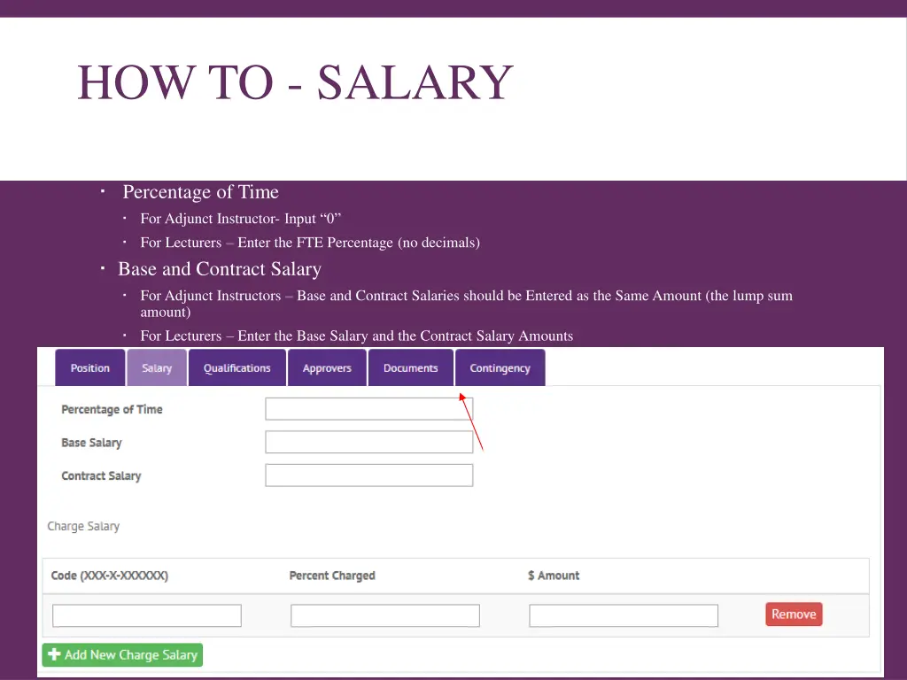 how to salary