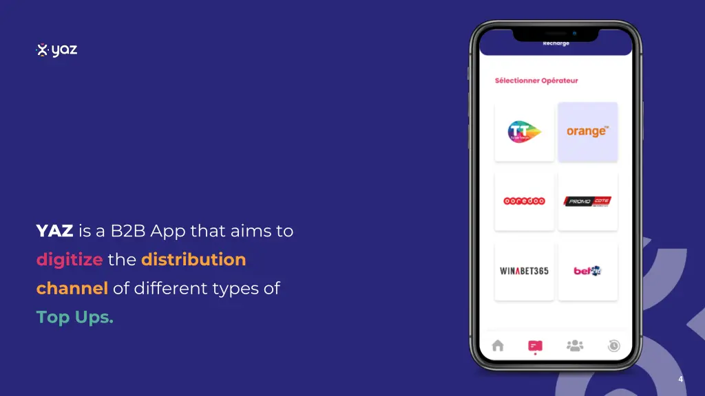 yaz is a b2b app that aims to digitize