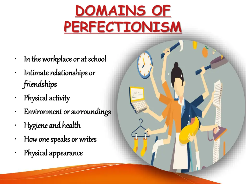 domains of perfectionism