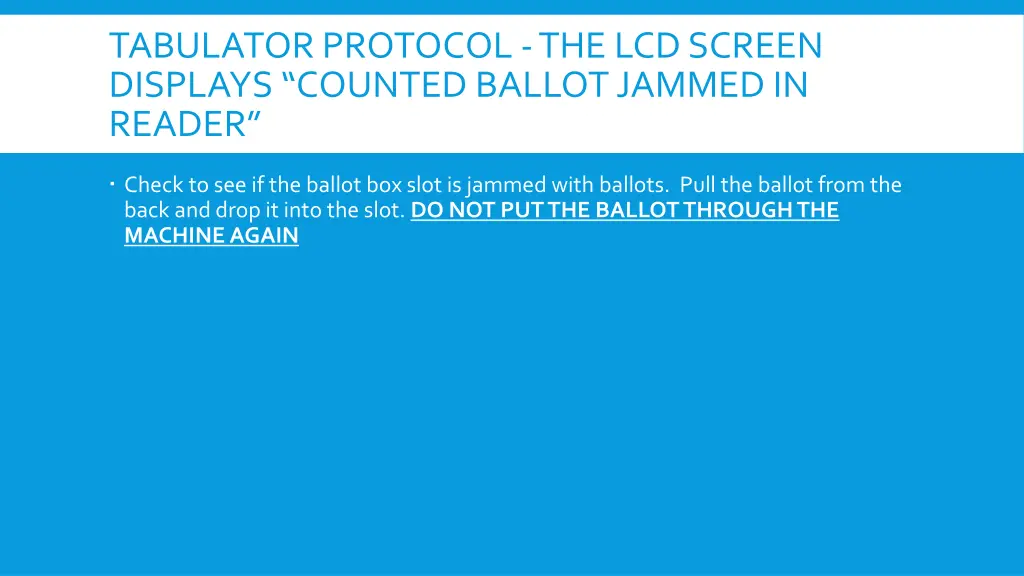 tabulator protocol the lcd screen displays 2