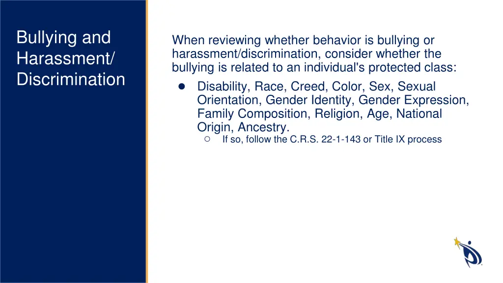 bullying and harassment discrimination