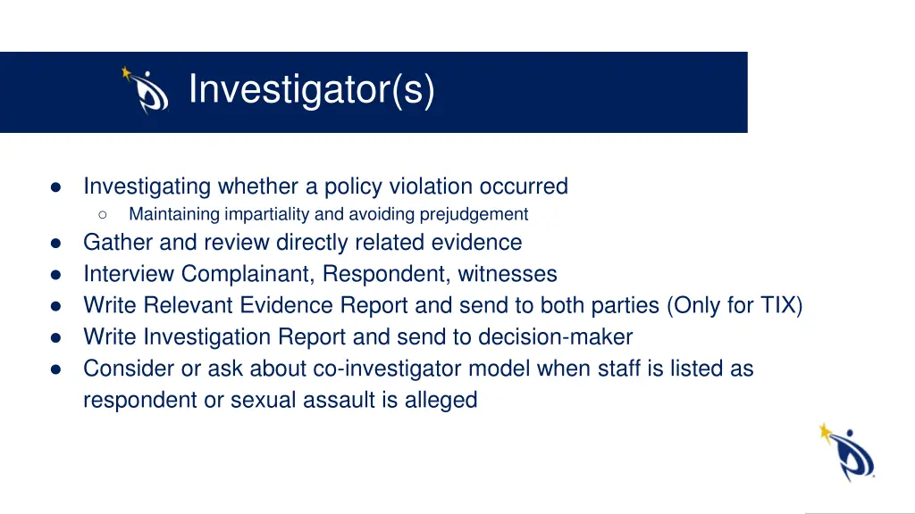 investigator s